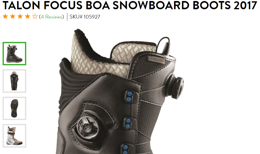 TALON FOCUS BOA SNOWBOARD BOOTS