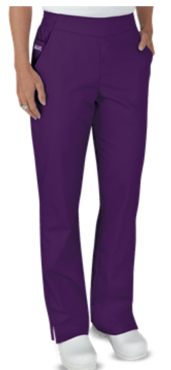 UA Butter-Soft STRETCH Scrubs Women's Flat Front Pants with Back Elastic