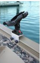 Brocraft Power Lock Rod Holder for Tracker Boat Versatrack System