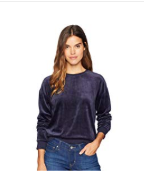 Juicy Couture Track Lightweight Velour Paradise Cove Pullover