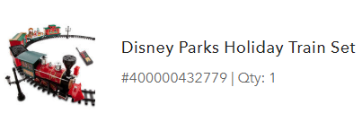 Disney Parks Holiday Train Set