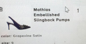 Nine west Mathias Embellished Slingback Pumps