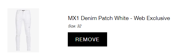 	 MX1 Denim Patch White - Web Exclusive