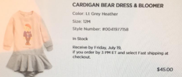 Cardigan  bear dress  ralph lauren