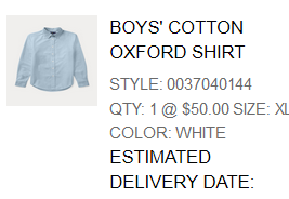Ralph Boys' Cotton Oxford Shirt