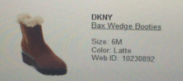 DKNY Bax Wedge Booties