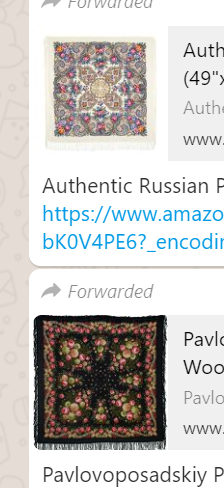 Authentic Russian Pavlovo 2 items