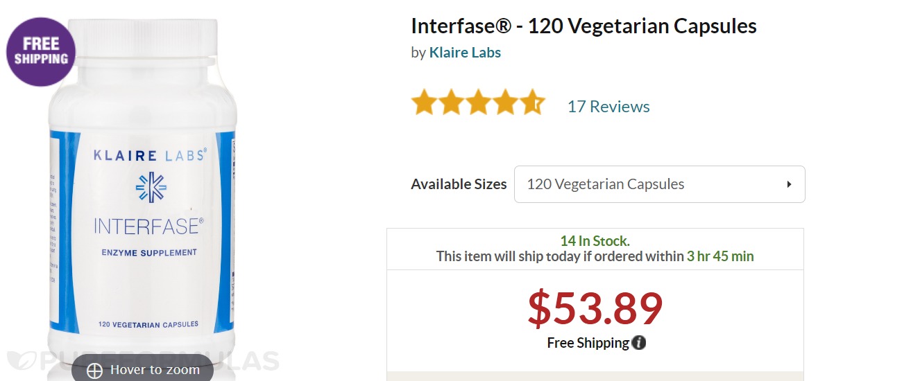 Interfase® - 120 Vegetarian Capsules