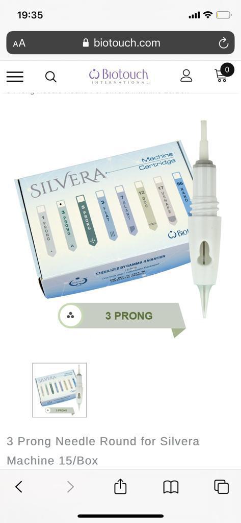 Silvera 3 prong needles
