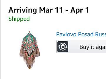 Pavlova  russian shawl 