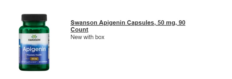 Swanson apigenin capsules 