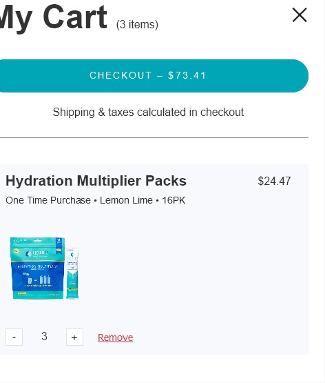 Hydratation Multiplier tri pack 