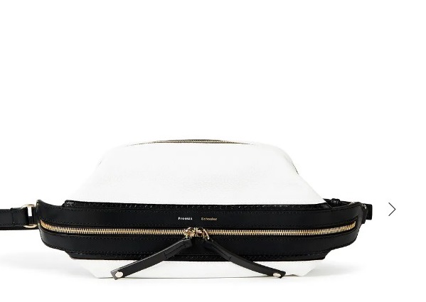Proenza Schouler Bum two tone leather belt bag 