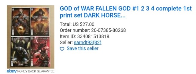 Ebay  PRint set  dark horse 