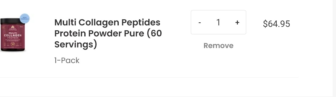 Multi Collagen peptides protein powder pure 