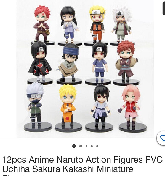 12pcs Anime Naruto action figures PVC