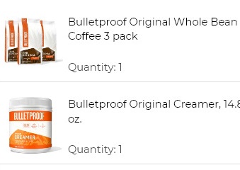 Bulletproof bundle coffe/cream