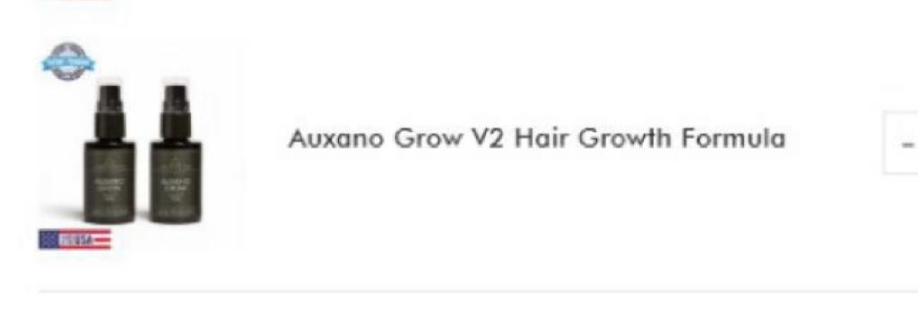 Aseircustom  Auxano Grow V2 Hair Growth formula 