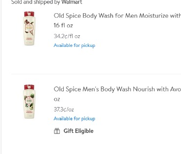 walmart old spice / gillete  bundle body and hair cosmetics