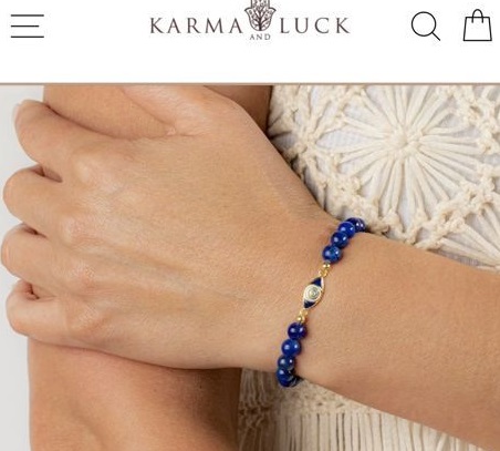 Karma Luck  bracelet  stones