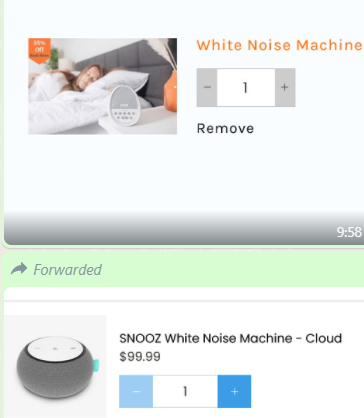Bundle  white noise machine/snooz white noise machine