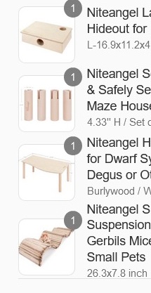 Niteangel bundle  wooden accessories  10pcs 