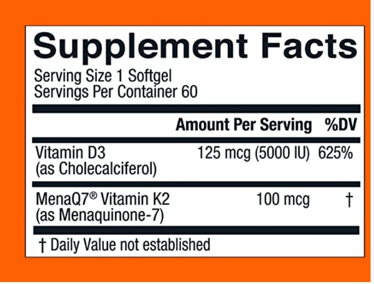 NOW Supplements, Vitamin D-3 5,000 IU
